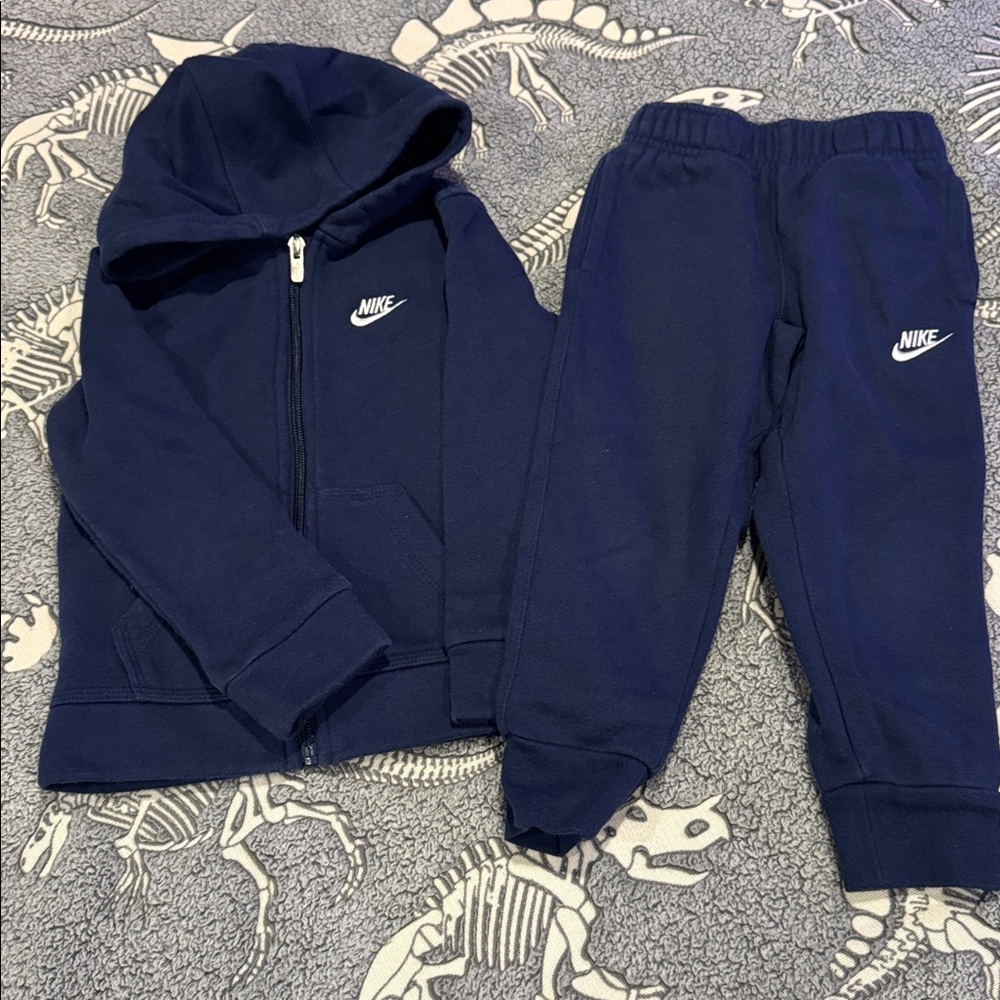 Nike Dark Blue Tracksuit with Logo